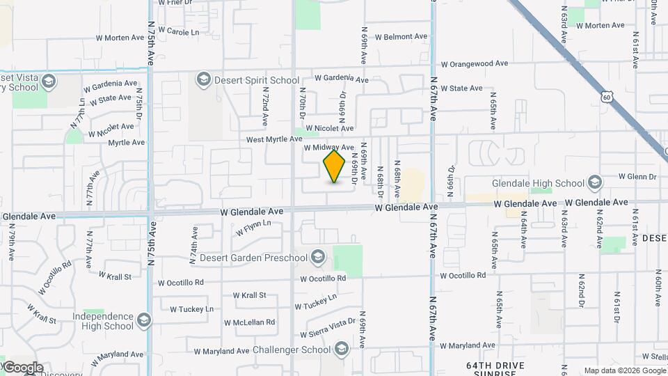 6984 W Cactus Wren Dr Map and Location Details