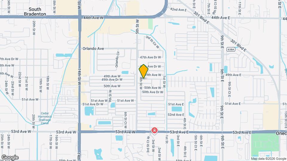 406 49th Ave Dr W Map and Location Details