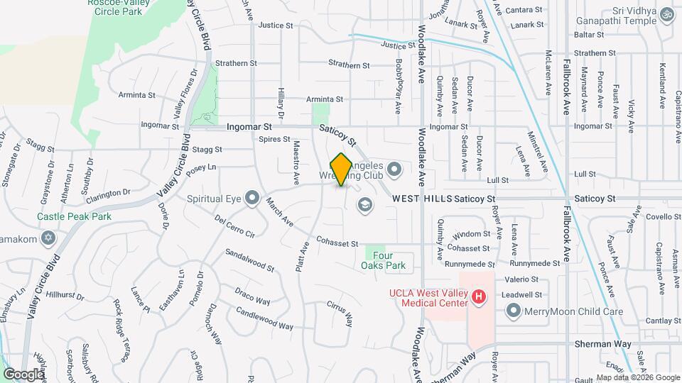 7612 Atron Ave Map and Location Details