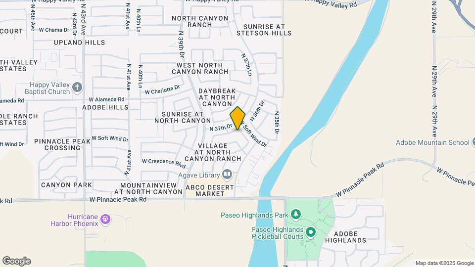 3711 W Camino Real Map and Location Details