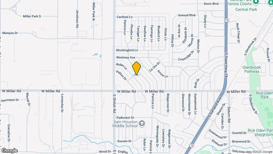 1806 Robin Ln Map and Location Details