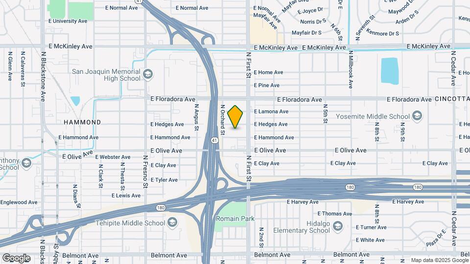 3039 E Hammond Ave Map and Location Details