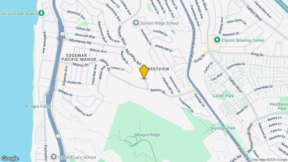 546 Monterey Rd Mapa y Detalles de la Ubicación