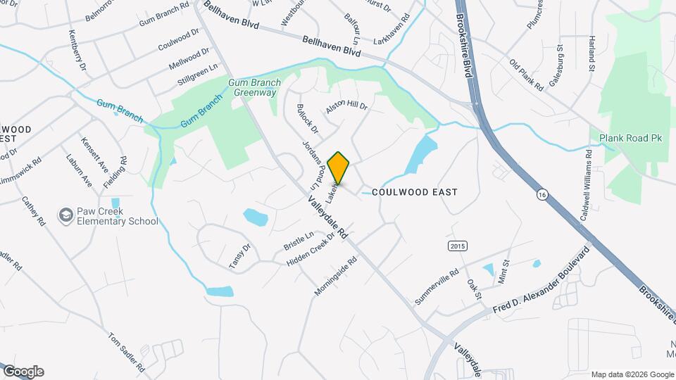 842 Lakehill Rd Map and Location Details