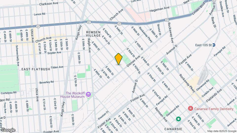 772 Remsen Ave-Unit -2 Map and Location Details