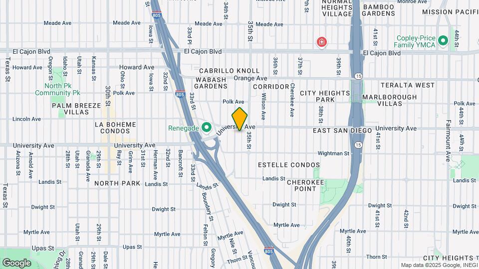 3869 Swift Ave Map and Location Details