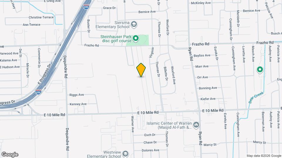 25503 Nuway Ave Map and Location Details