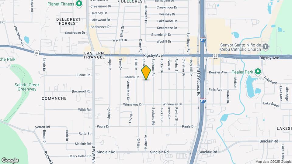 2610 Kaiser Dr Map and Location Details