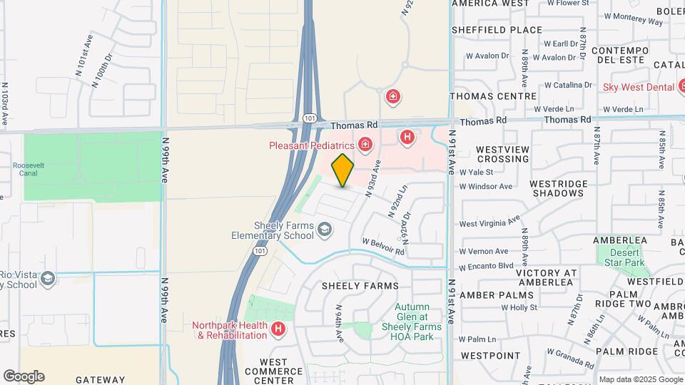 9427 W Virginia Ave Map and Location Details