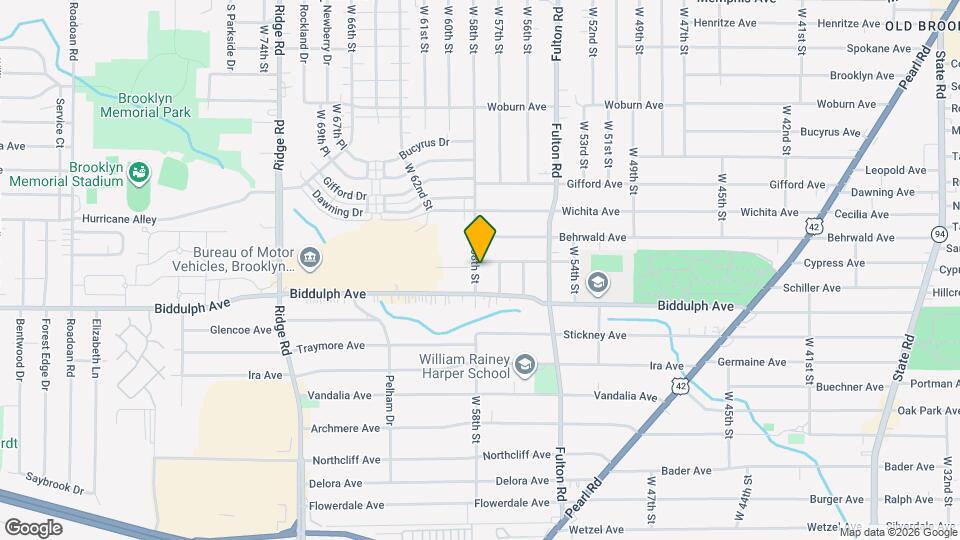 4603 W 58th St Map and Location Details