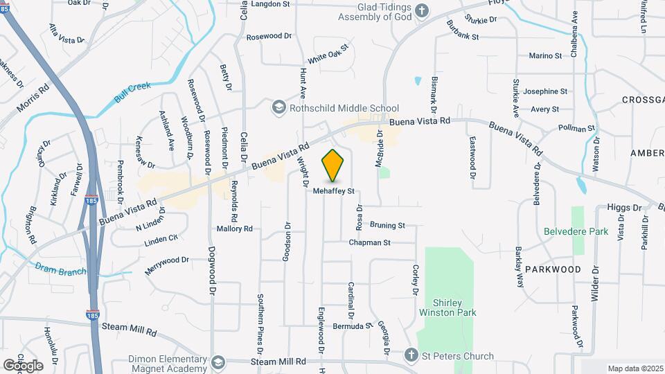 4437 Mehaffey St Map and Location Details