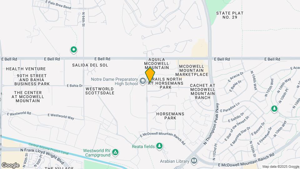 16756 N 98th Pl Map and Location Details