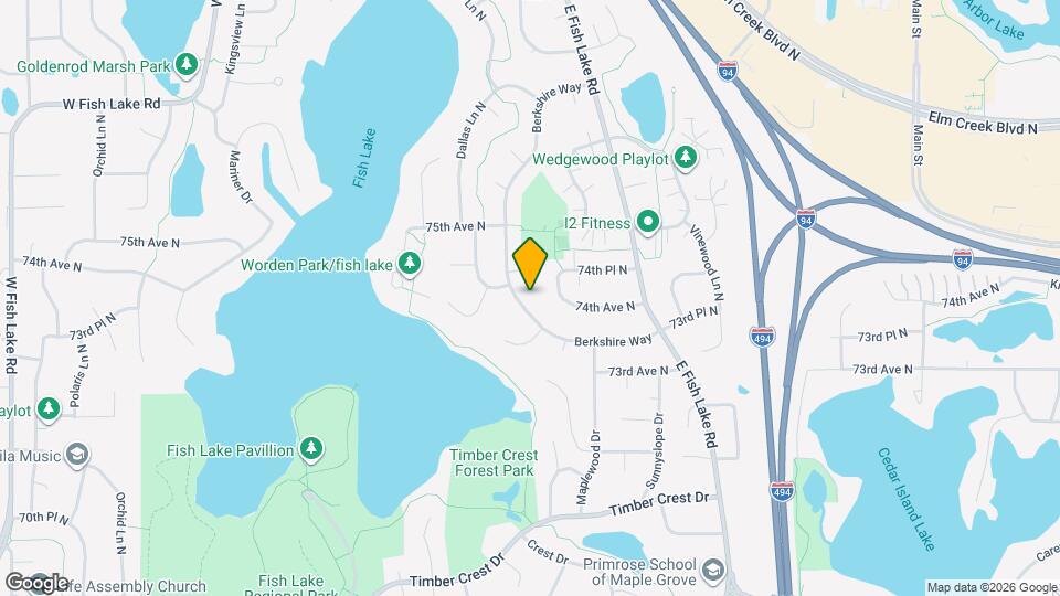 7470 Berkshire Way Map and Location Details