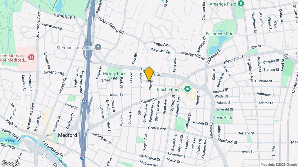 40 Cherry St, Unit 1 Map and Location Details