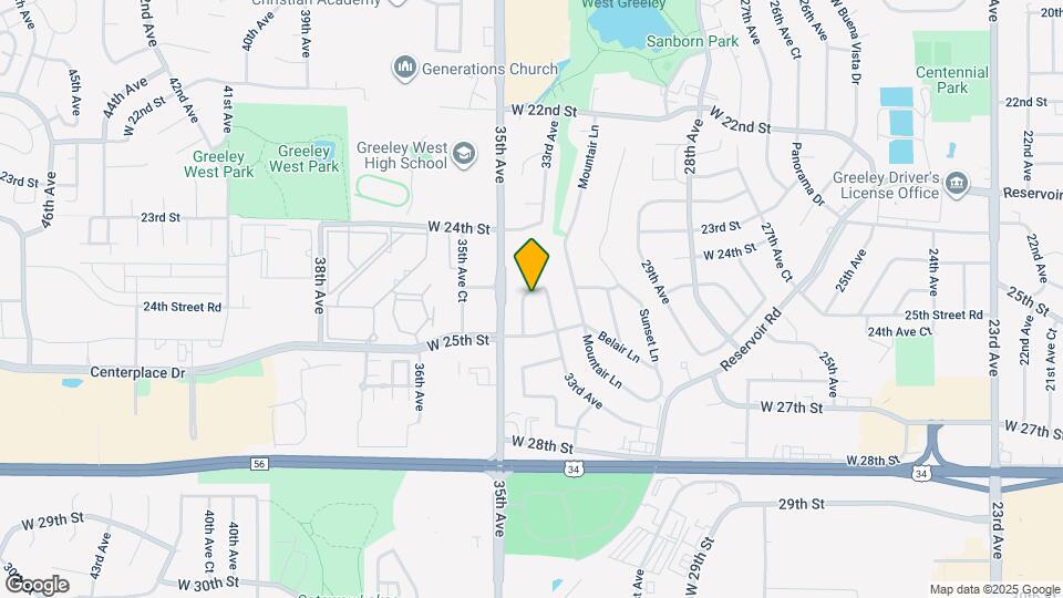 3318 W 24th Street Rd Map and Location Details