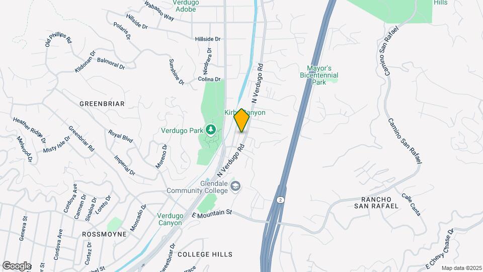 1605 Verdugo Rd Map and Location Details