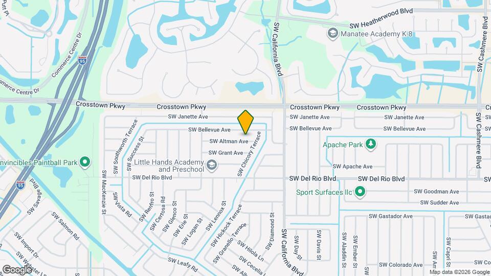 1813 SW Altman Ave Map and Location Details