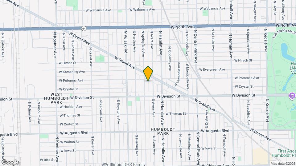 1251 N Springfield Ave Map and Location Details
