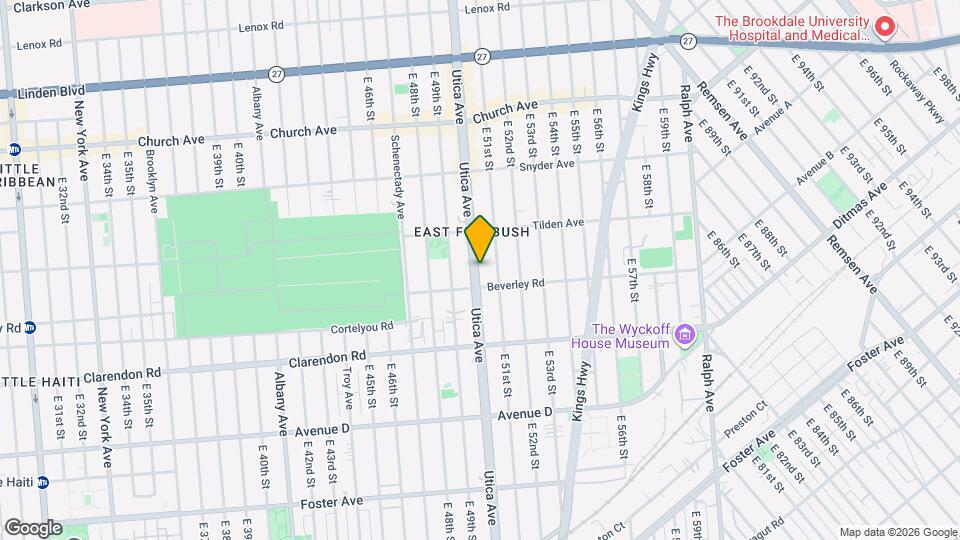 1067 Utica Ave Map and Location Details