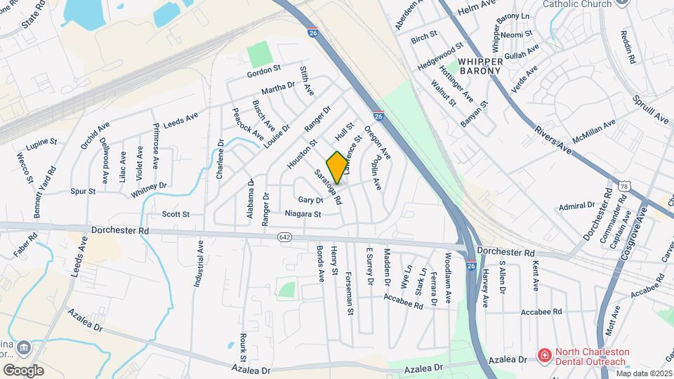 2720 Saratoga Rd Map and Location Details