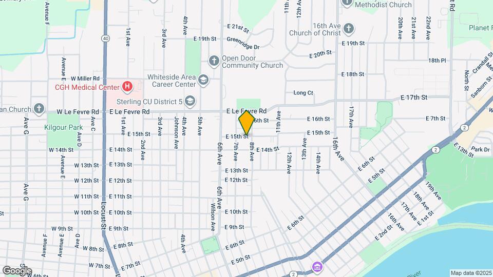 707 E 15th St Map and Location Details