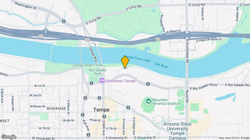 140 E Rio Salado Pkwy Map and Location Details