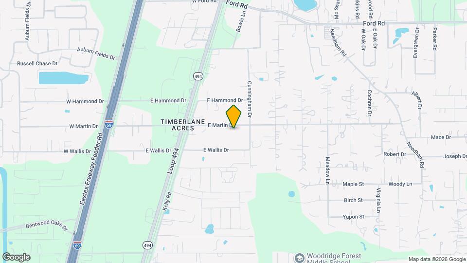 22316 E Martin Dr Map and Location Details