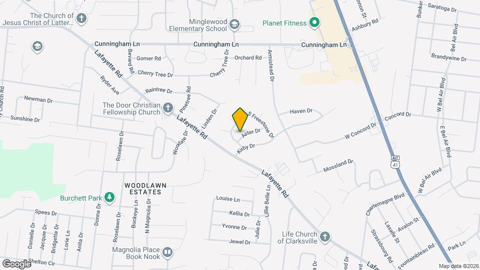 215 Aster Dr Map and Location Details