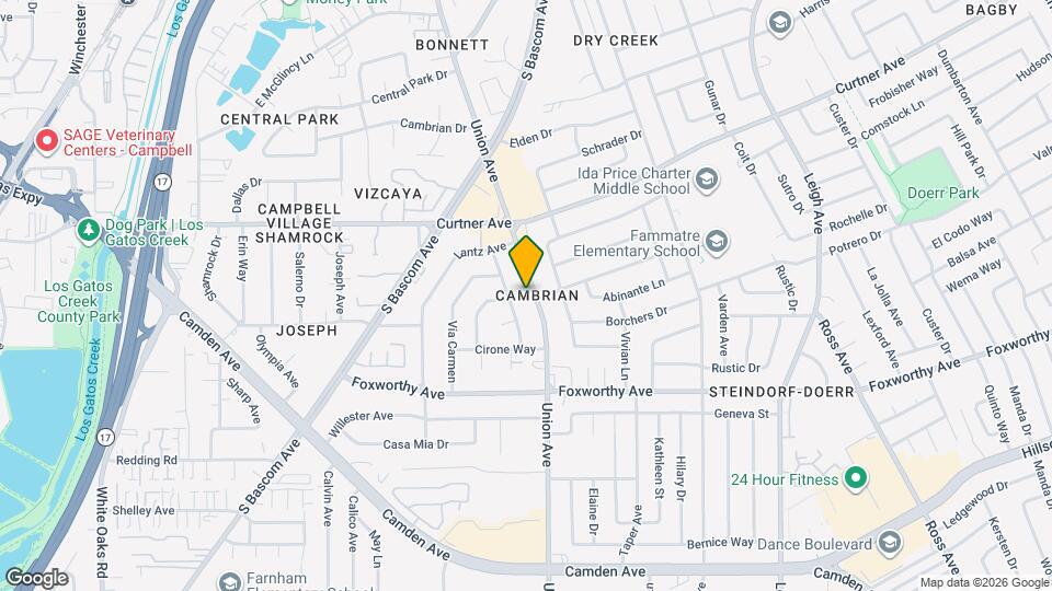 2831 Union Ave Map and Location Details