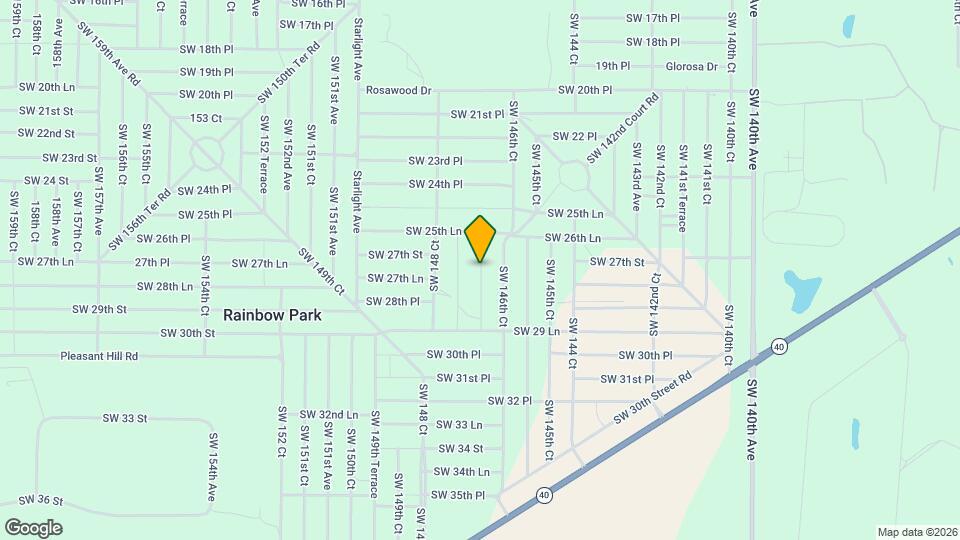 2746 SW 147th Ct Mapa y Detalles de la Ubicación