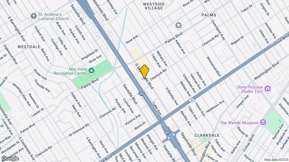3575-3585 S Sepulveda Blvd Map and Location Details