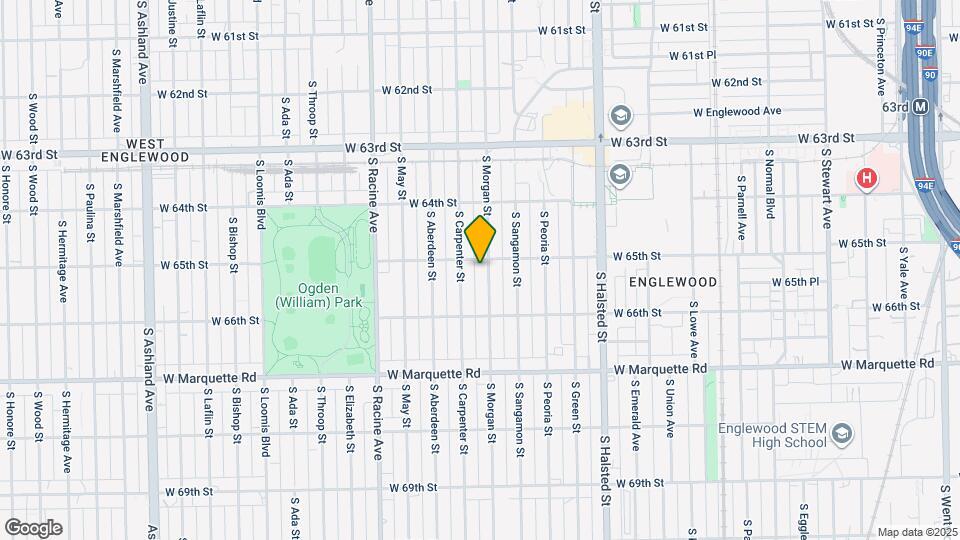 6508 S Morgan St Map and Location Details