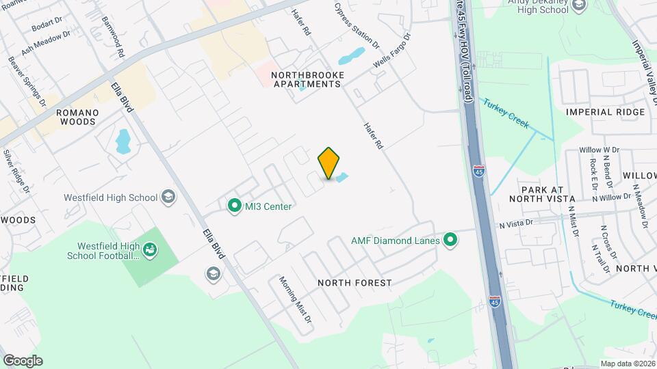 16502 Pentonshire Ln Map and Location Details