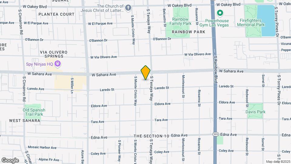 2575 S Tenaya Way, Unit 1 Map and Location Details