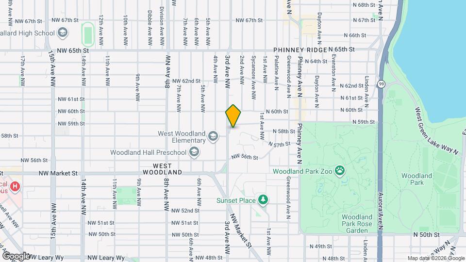 5806 3rd Ave NW, Unit 5808 Map and Location Details