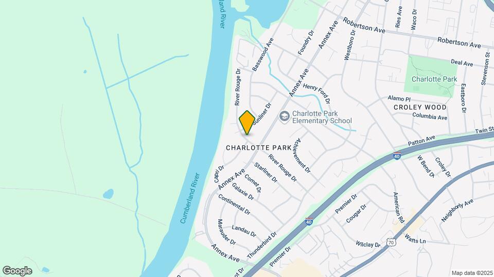 610 River Rouge Dr, Unit B Map and Location Details