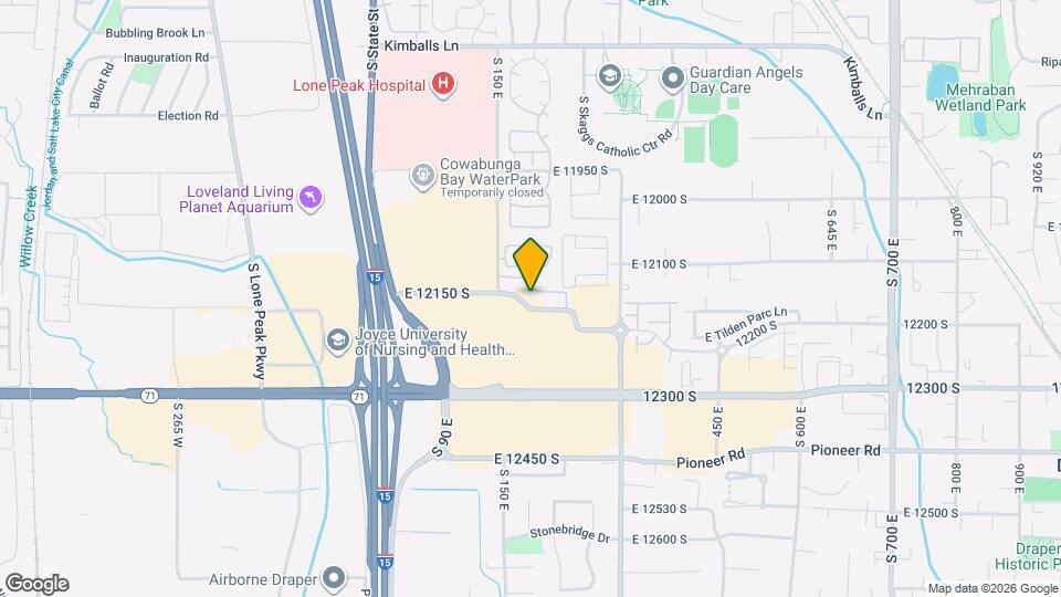 184 Spencer Peak Way Map and Location Details