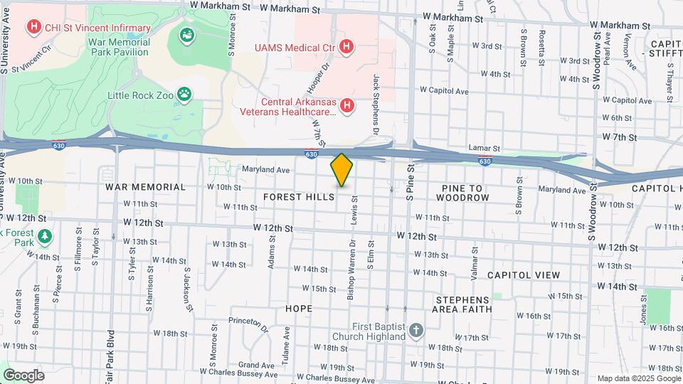 923 Abigail St Mapa y Detalles de la Ubicación