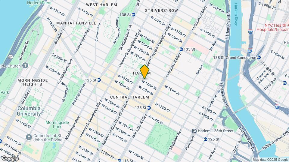 143 W 128th St Map and Location Details
