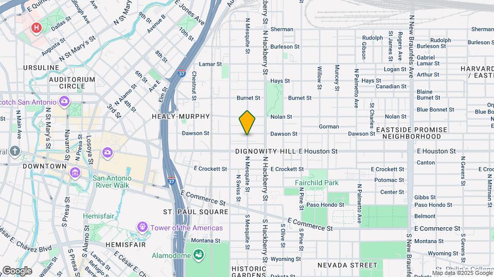 423 N Mesquite St Map and Location Details