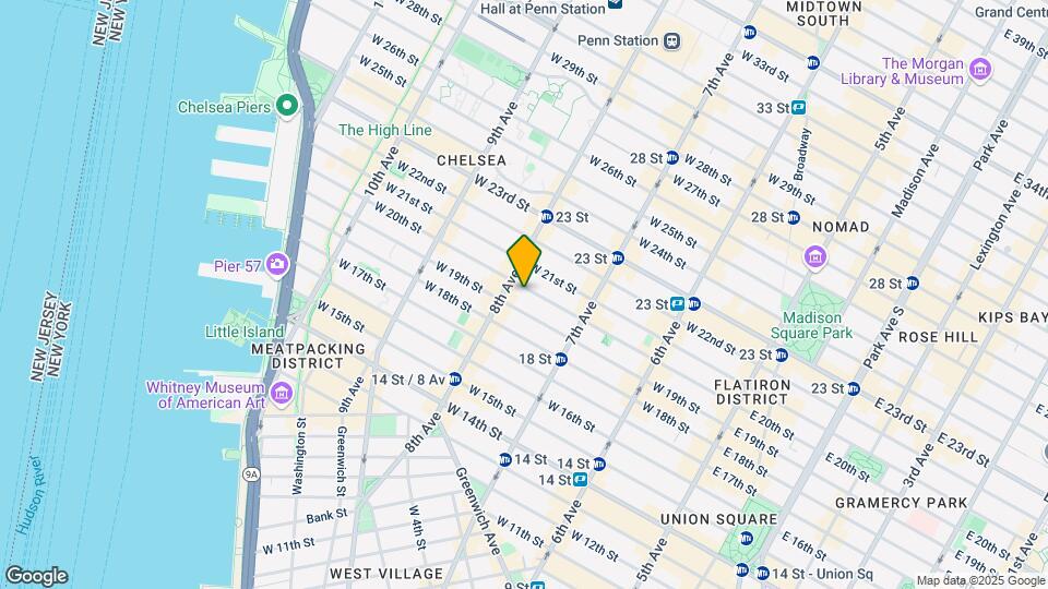 248 W 20th St Map and Location Details