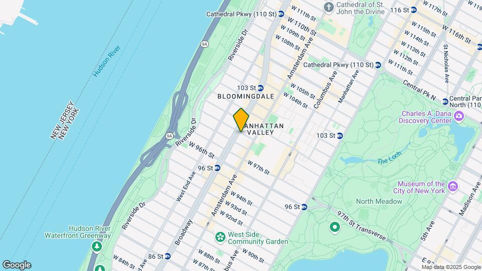 230 West 99th Street Mapa y Detalles de la Ubicación