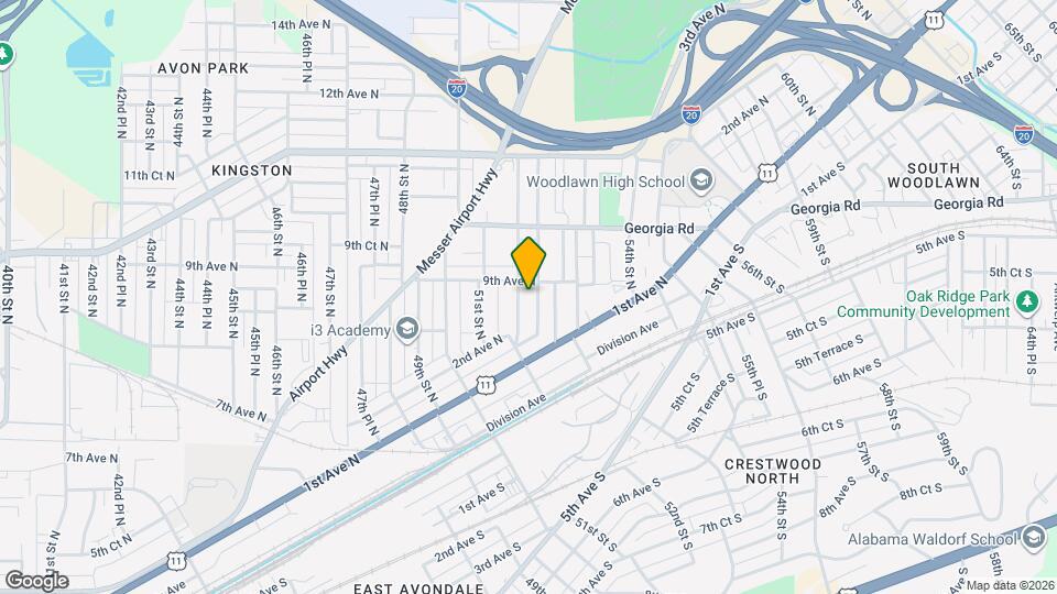 233 52nd St N Map and Location Details