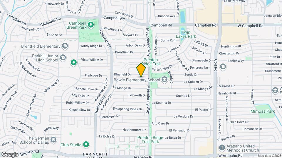 7411 Authon Dr Map and Location Details