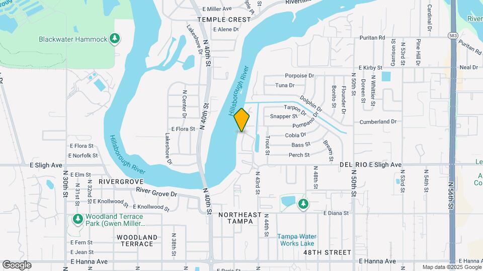 7218 E Bank Dr Map and Location Details