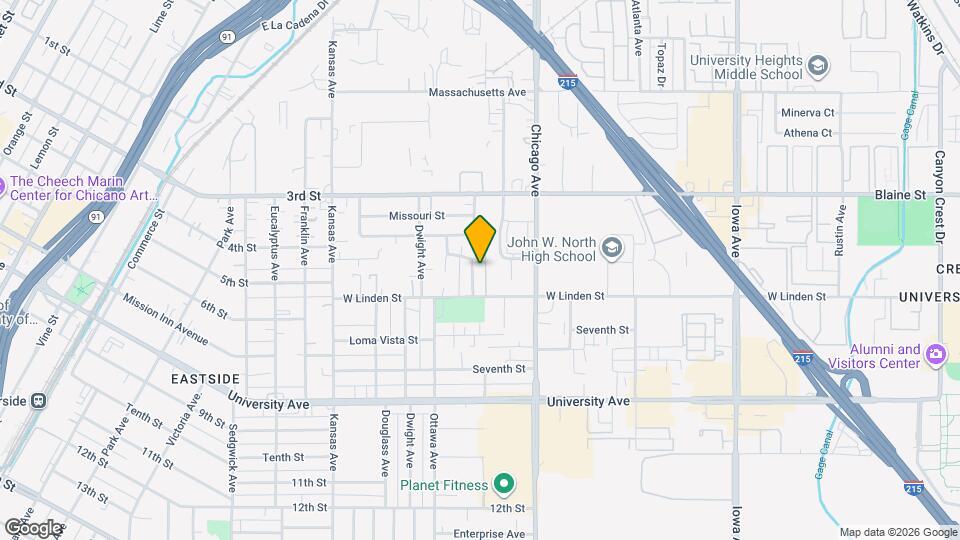 3452 Anderson Ave Map and Location Details