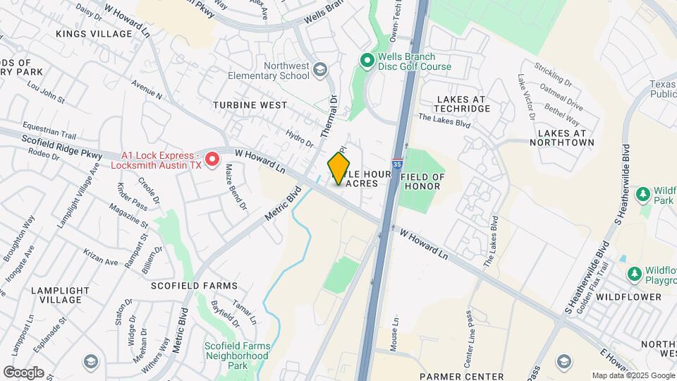 1430 W Howard Ln Map and Location Details