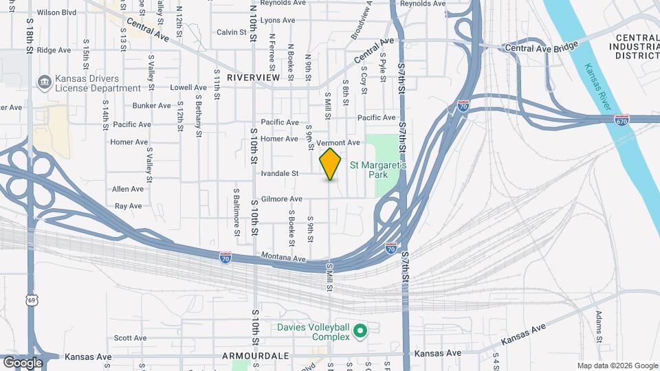 287 S Coy St Map and Location Details