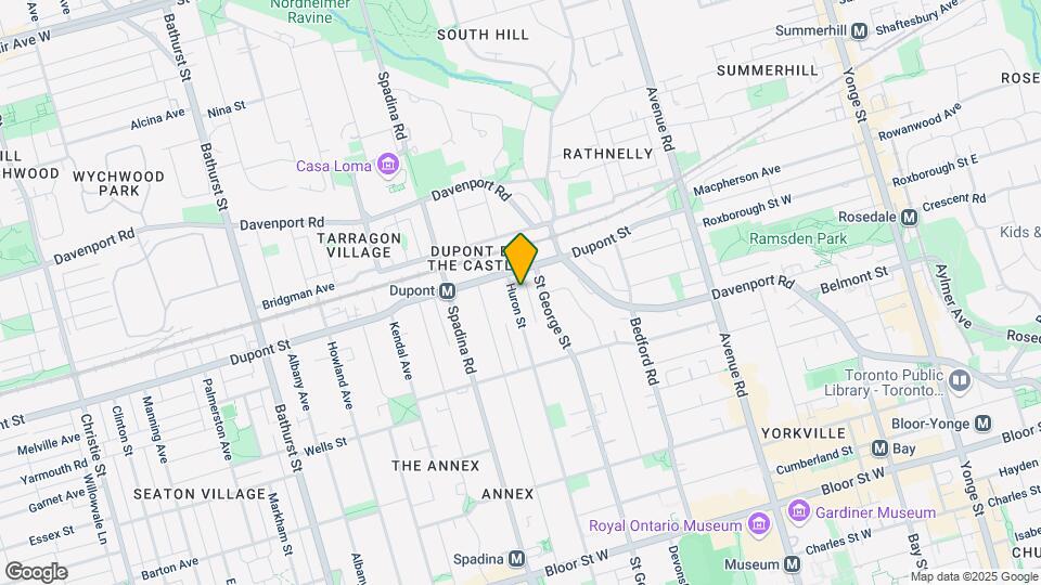 661 Huron St Map and Location Details