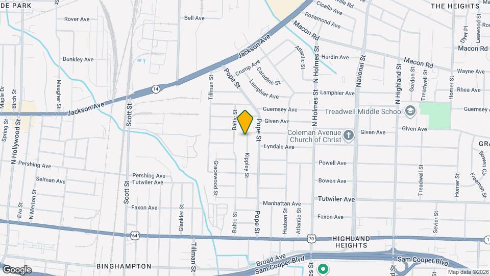 877 Kippley St Map and Location Details